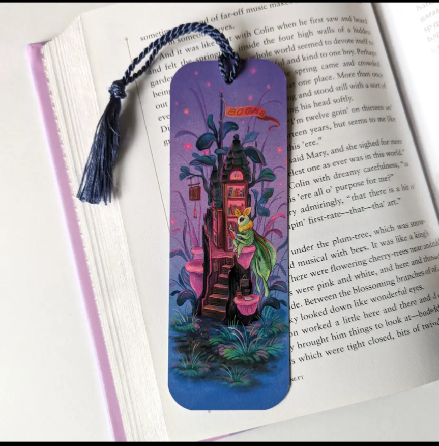 Luna Moth Library  Bookmark