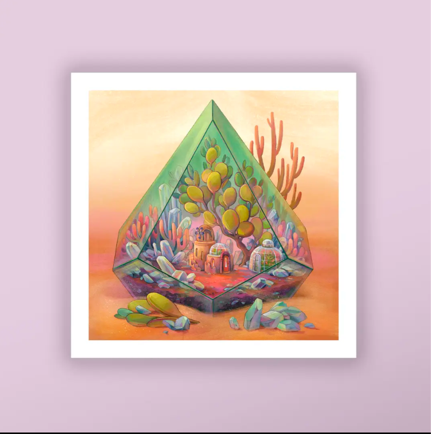 Desert Terrarium - Fine Art Print