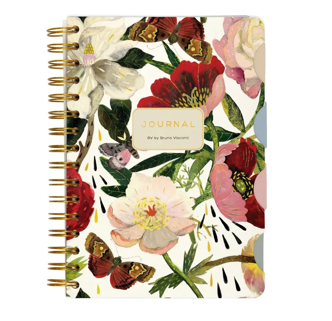 Peonies Spiral Notebook