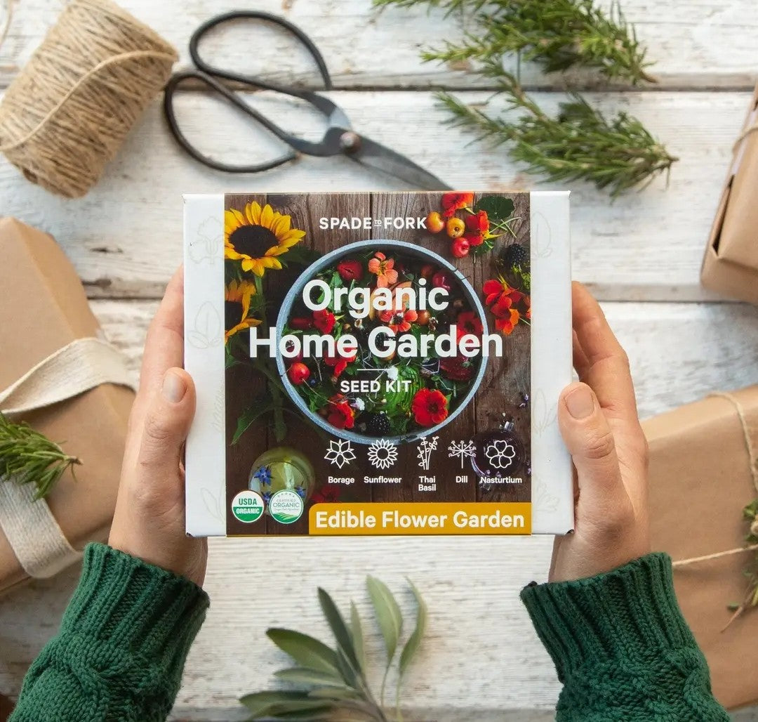 Organic Edible Flowers Growing Kit