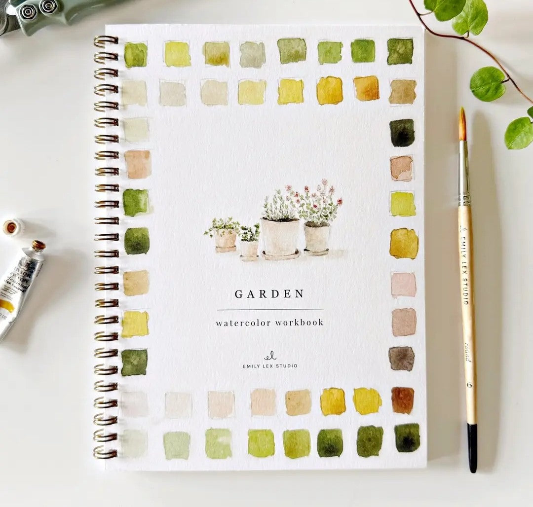 Garden Watercolor Workbook