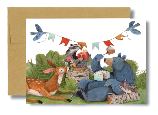 Bear-y Cake Birthday Card