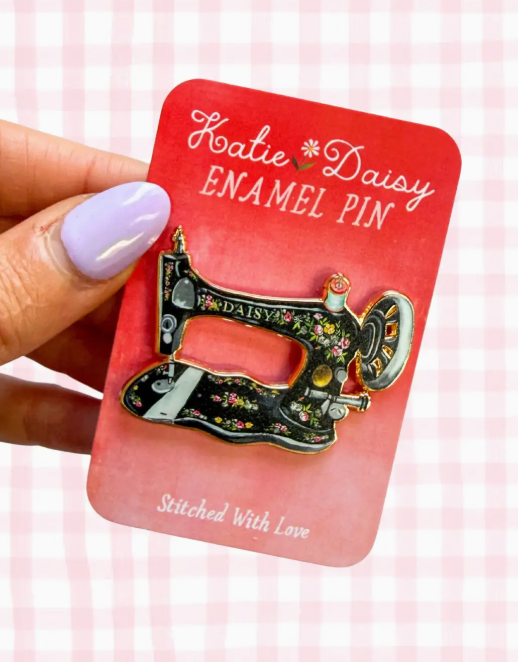 Sewing Machine Enamel Pin