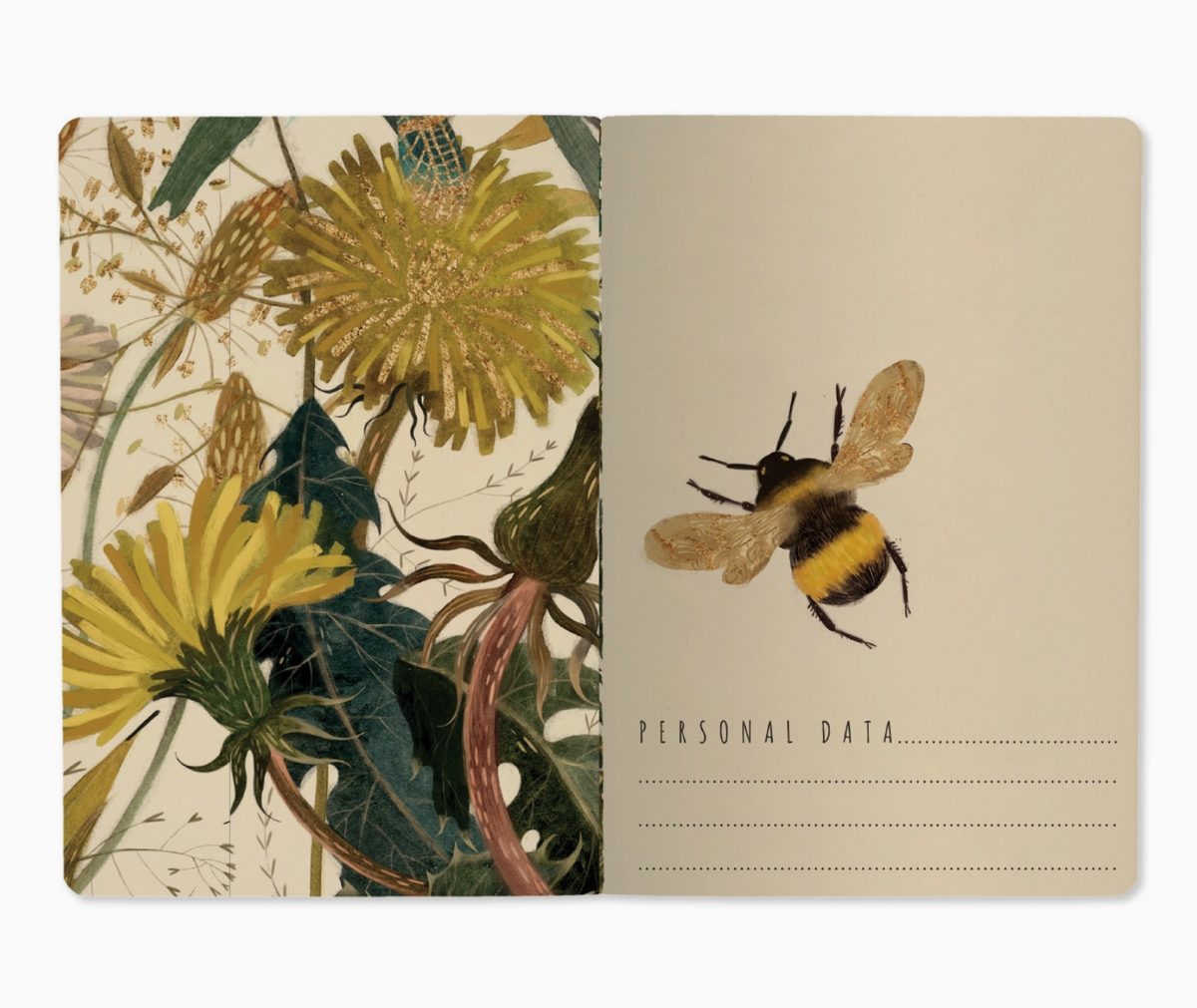 Summer Greens Small Notebook