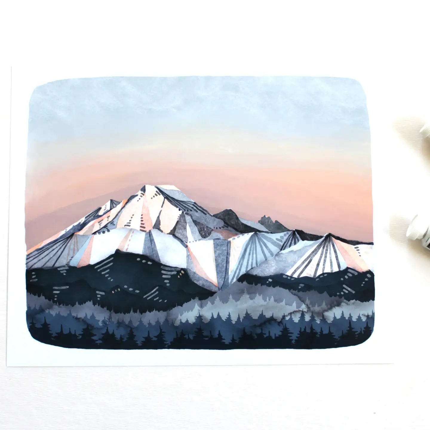 Seattle Rainer Print