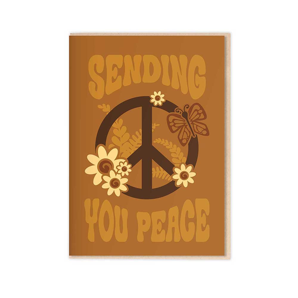 Sending You Peace Greeting Card