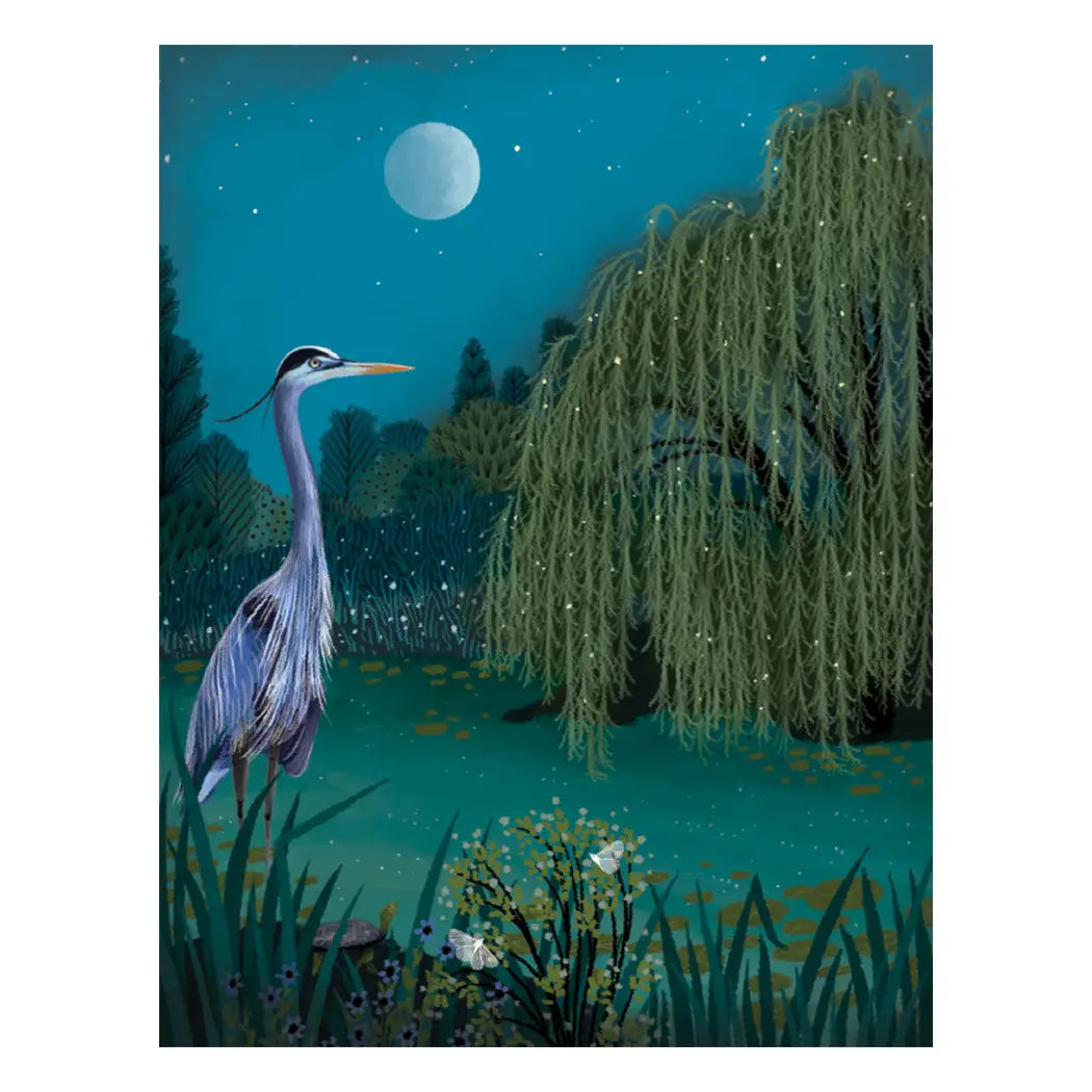 Serene Pond Sympathy Card