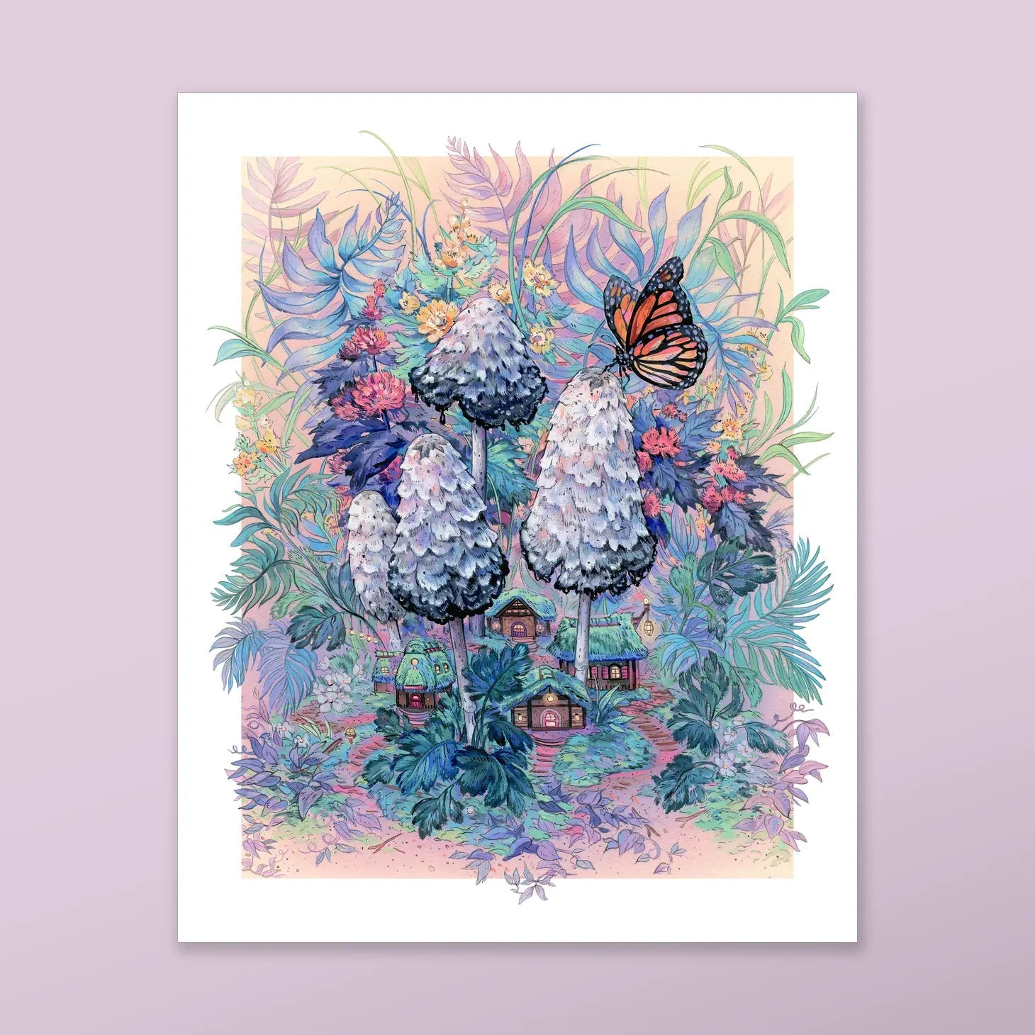 Shaggy Inkcaps - Fine Art Print