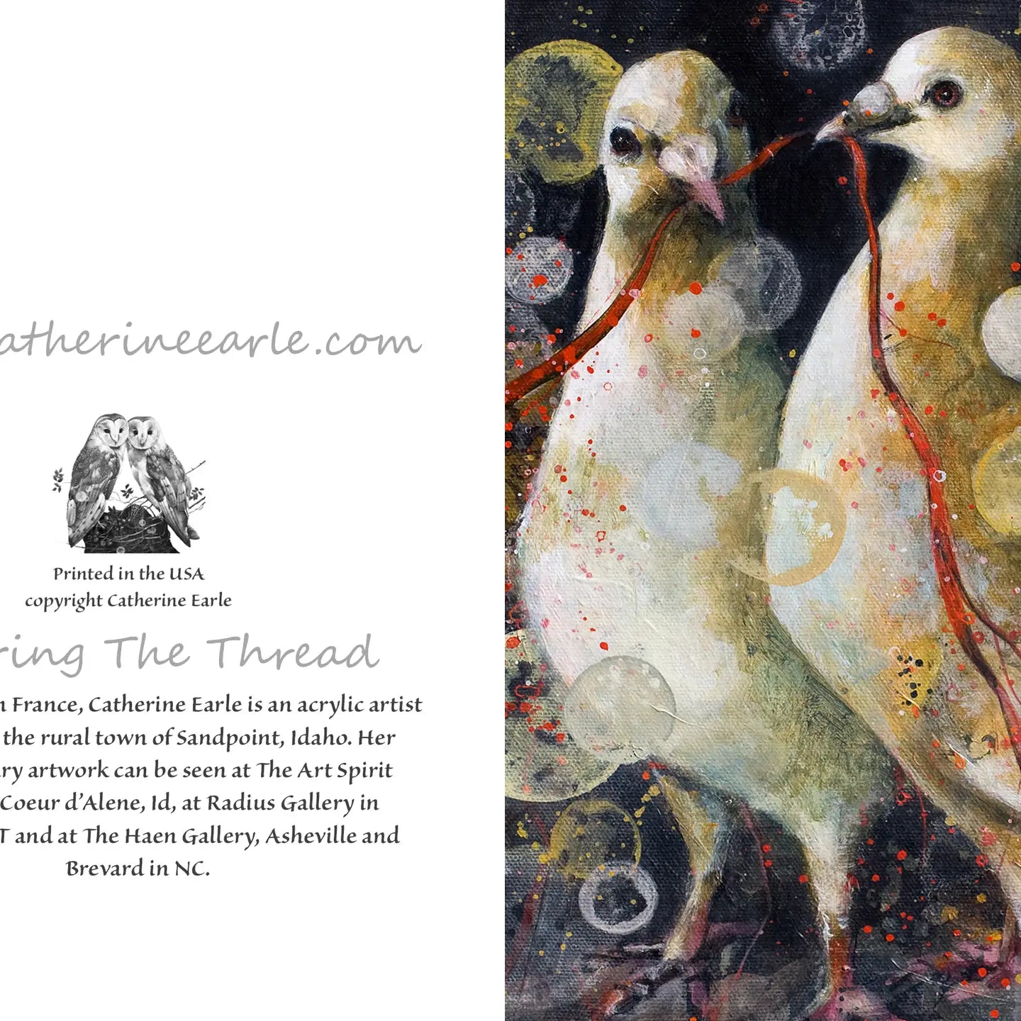 Sharing The Thread Greeting Card