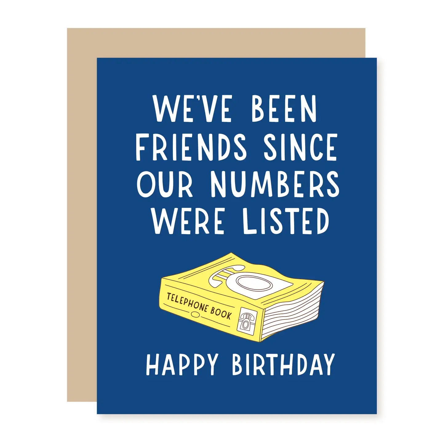 Since Listed Birthday Card