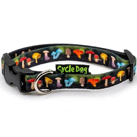 Mushroom Dog Collar - Plastic Quick Release