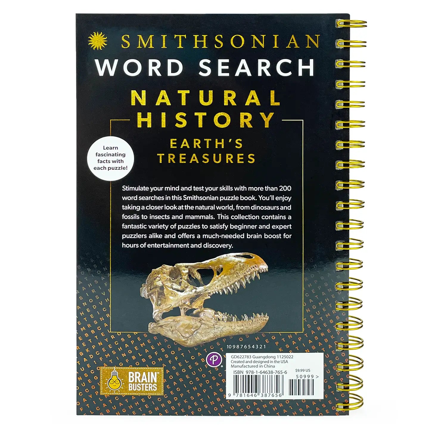 Smithsonian Word Search Natural History Earth's Treasures