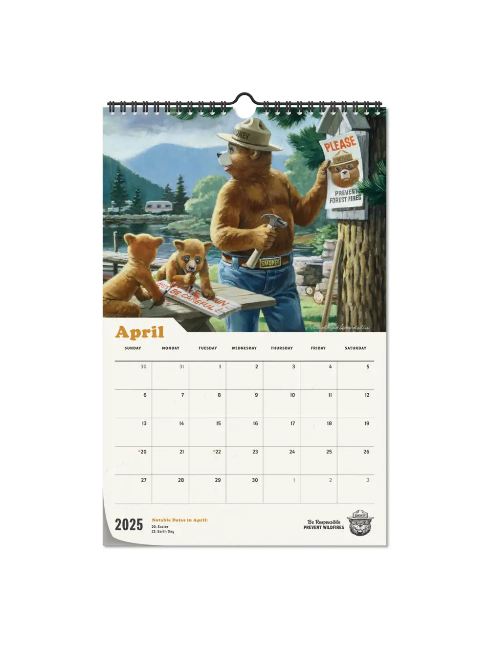 2025 Smokey Bear Calendar