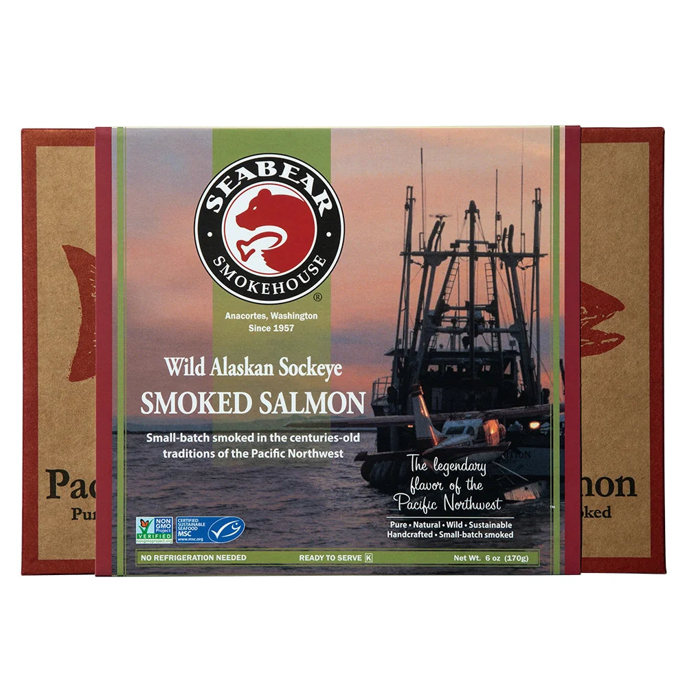 6 oz Wild Alaskan Smoked Sockeye