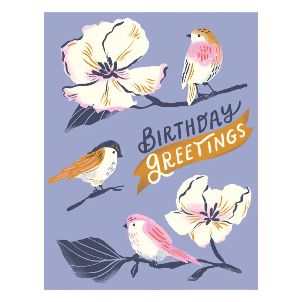 Songbird Birthday Greeting Card