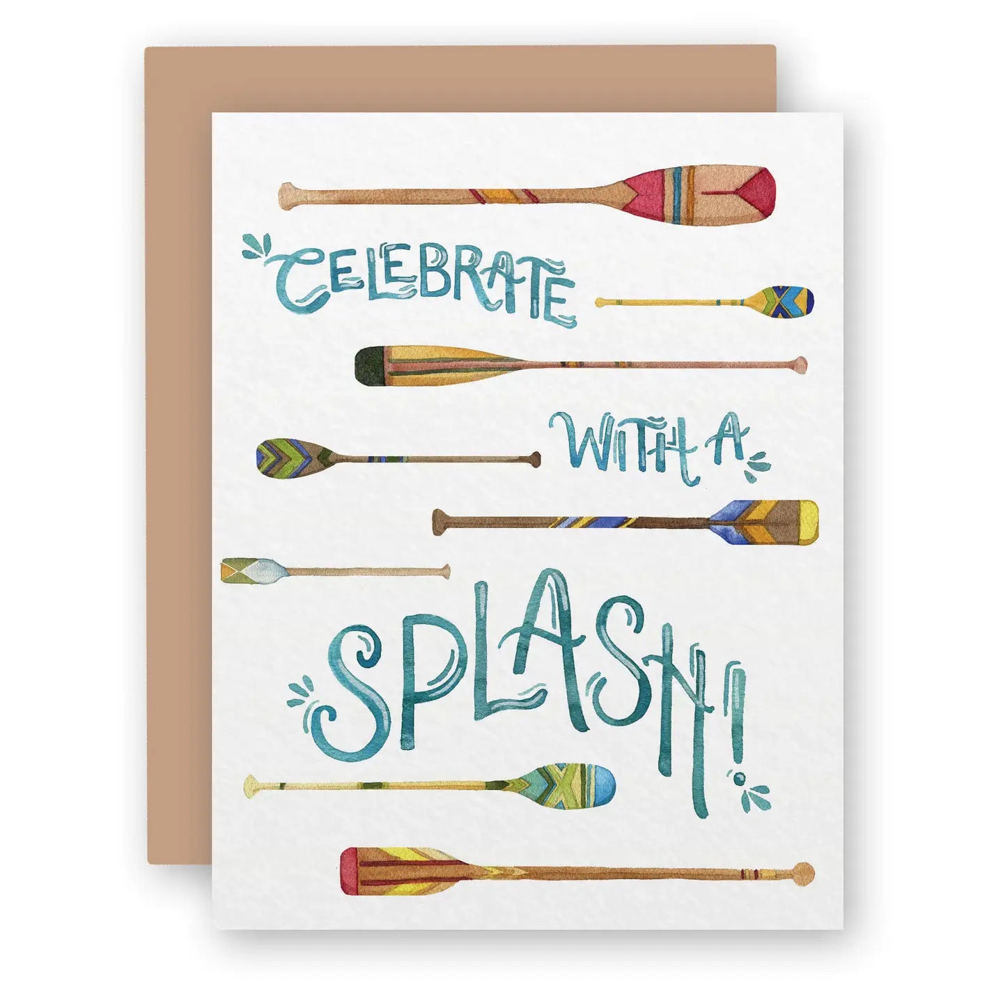 Celebrate with A Splash | Watercolor Birthday/Congrats Card