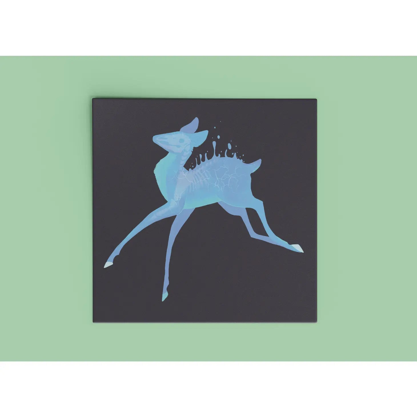 Spooky Deer Art Print