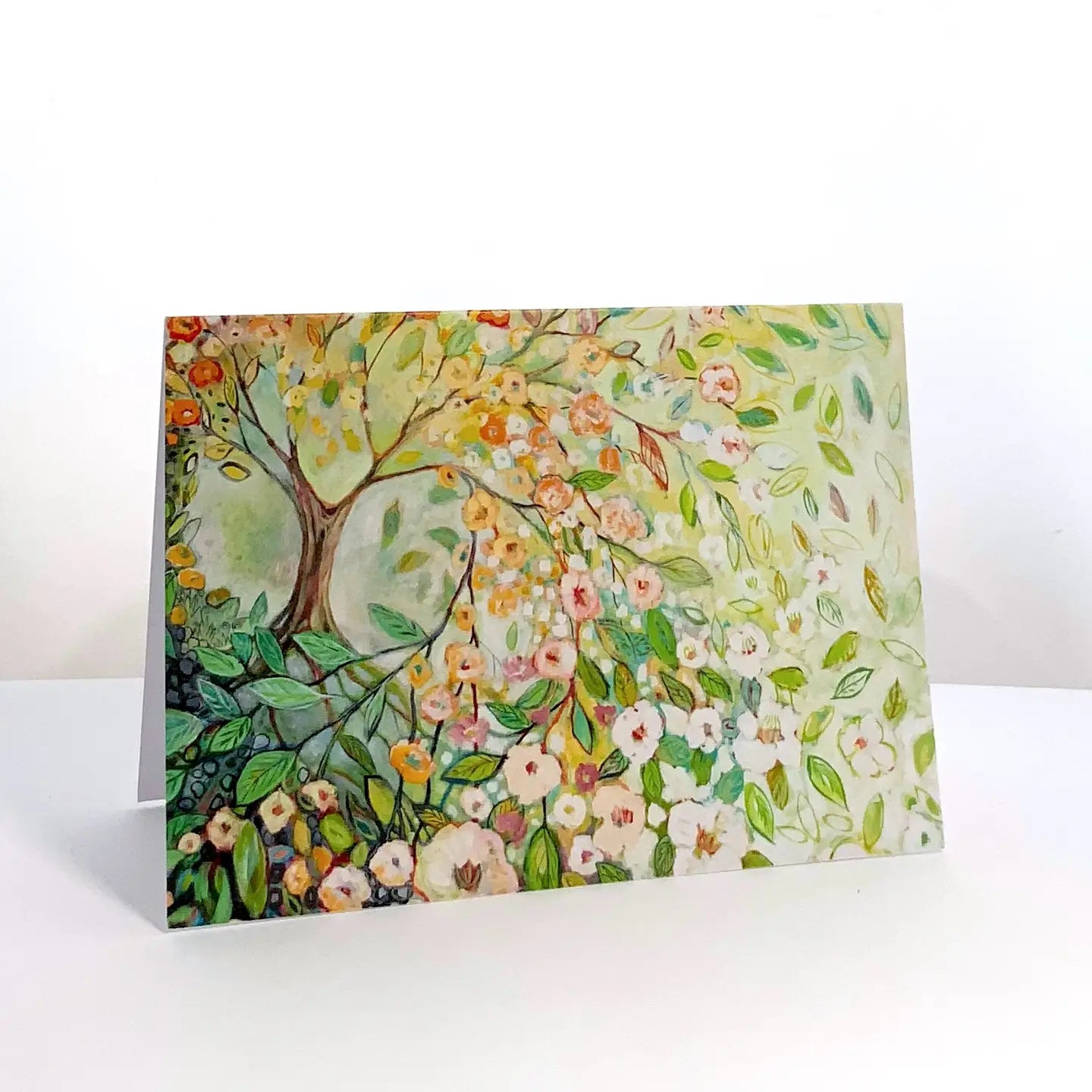 Spring Tree Blank Note Card