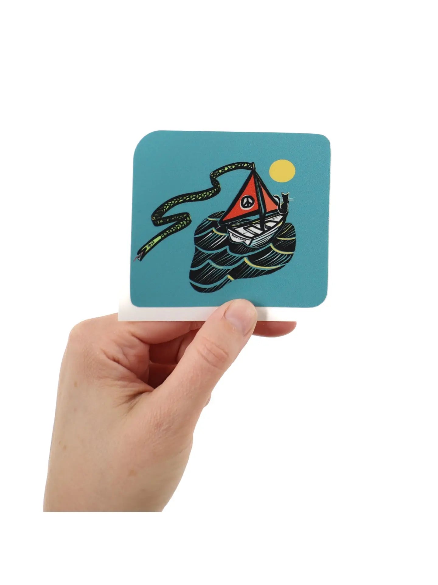 Sssailing Cat Sticker