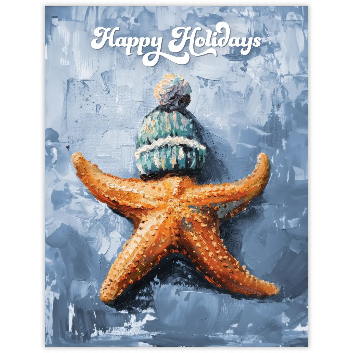 Starfish Happy Holidays Season's Greetings Card