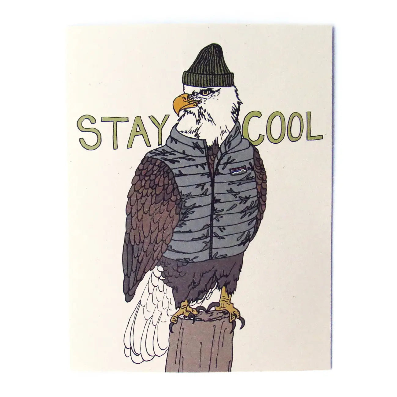 Stay Cool Eagle Card