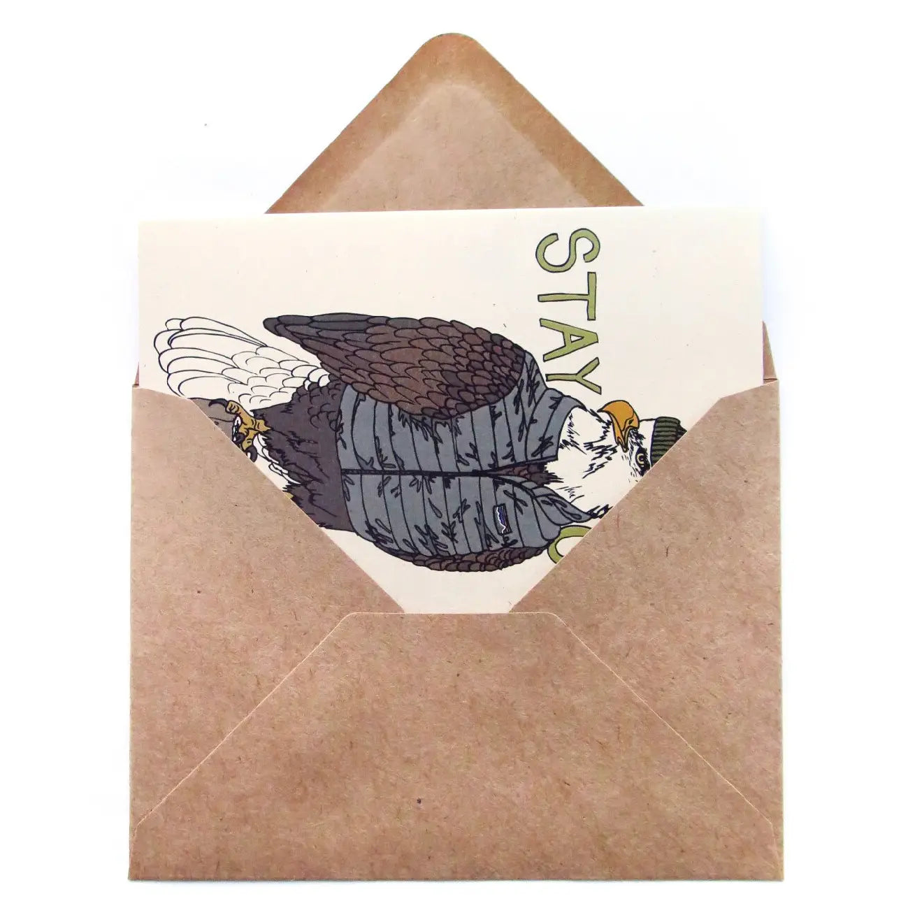 Stay Cool Eagle Card