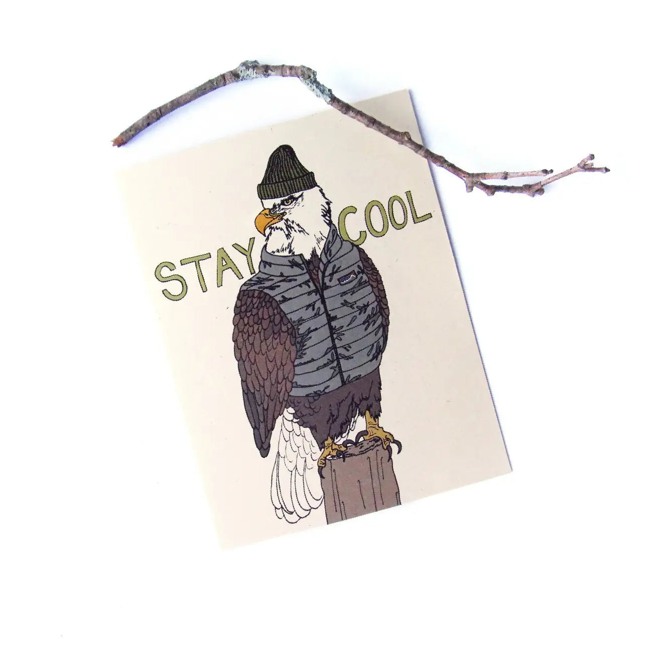 Stay Cool Eagle Card