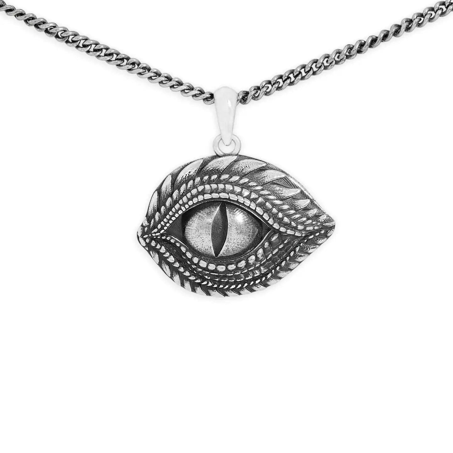 Dragon Eye Sterling Silver Necklace