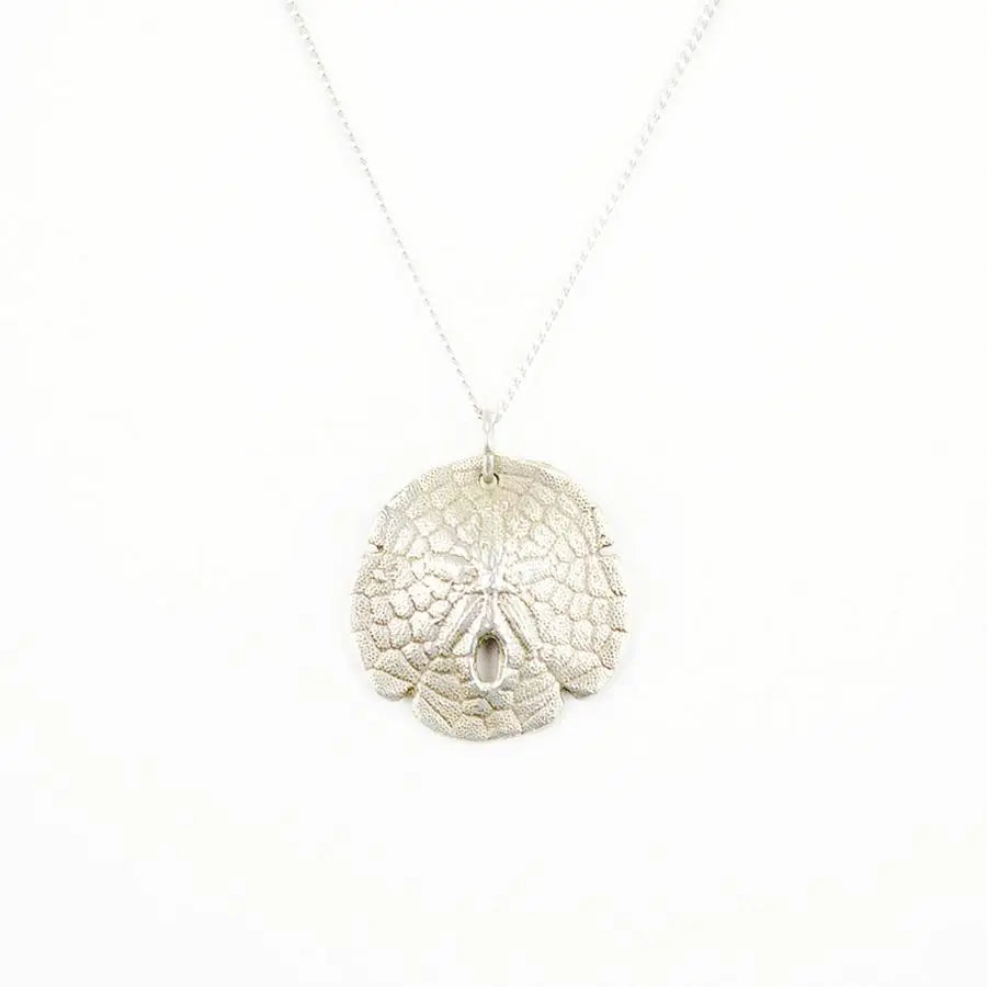 Sanddollar Shell Pendant Necklace Small