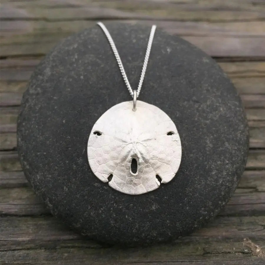 Sanddollar Shell Pendant Necklace Small