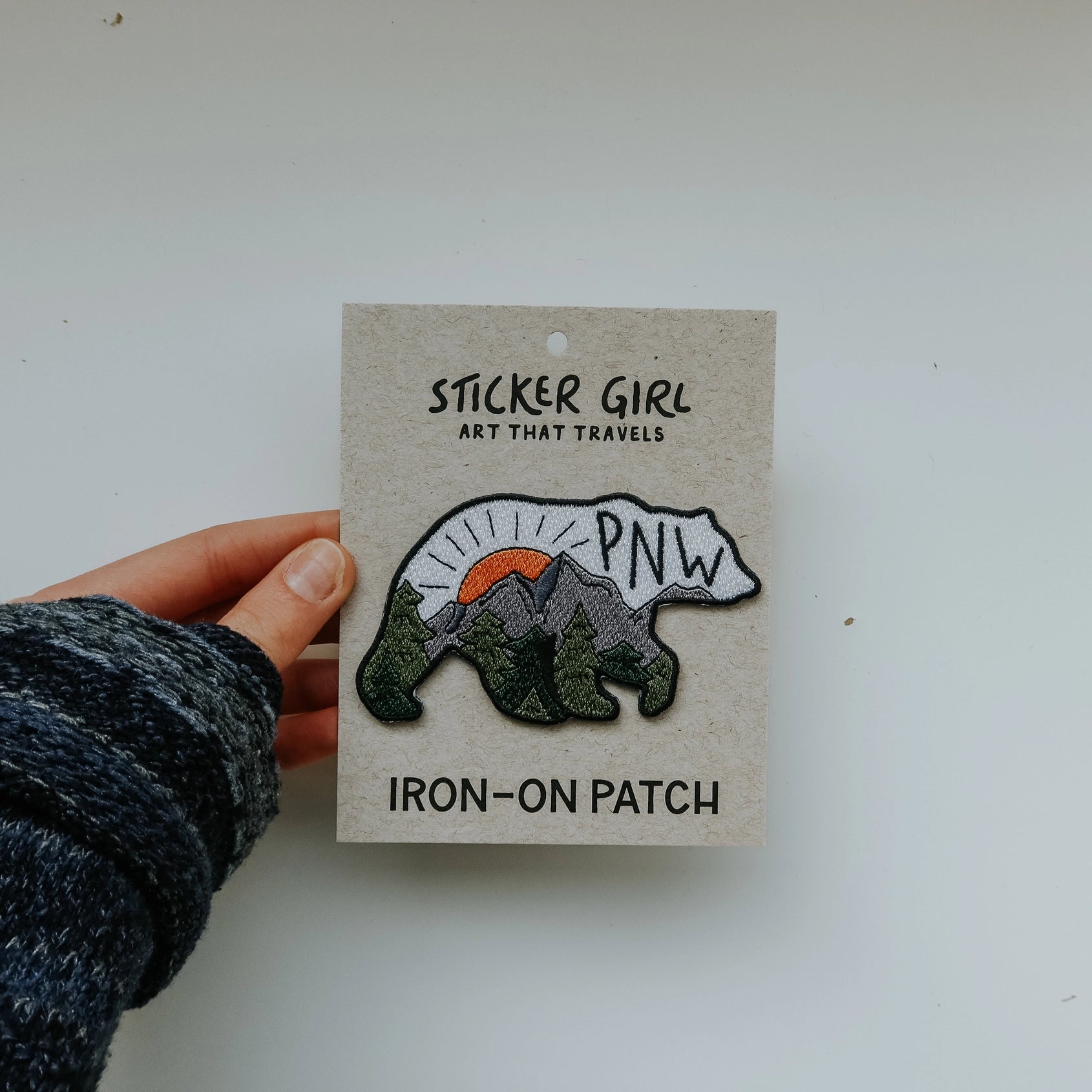 Sticker Girl Bear Patch