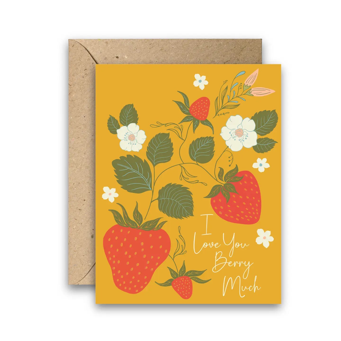 Strawberry Love Greeting Card