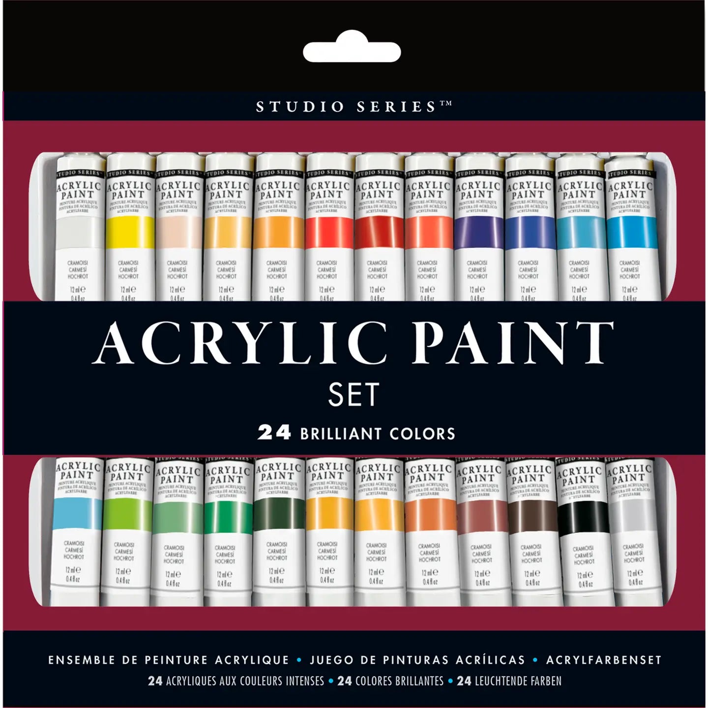 Acrylic Paint Set (24 Colors) Studio Series