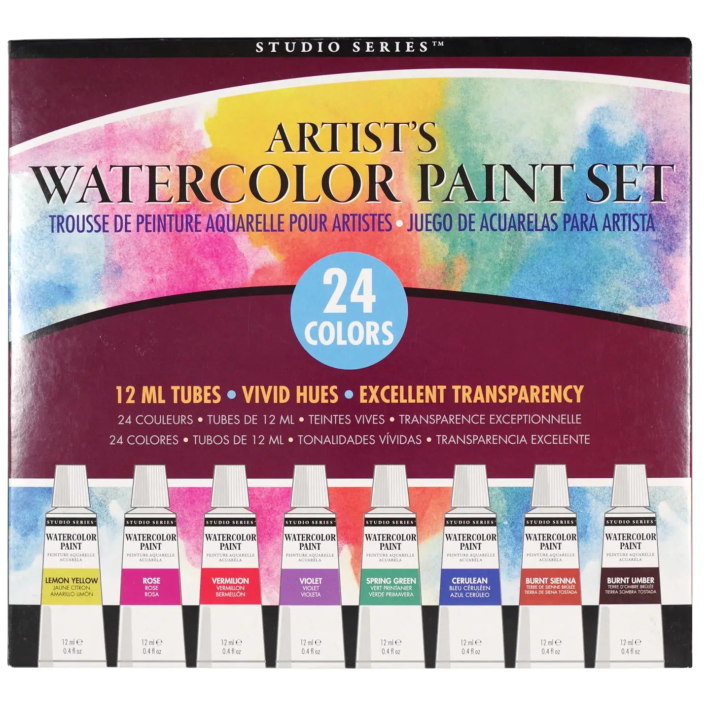 Artist's Watercolor Paint Set Studio Series