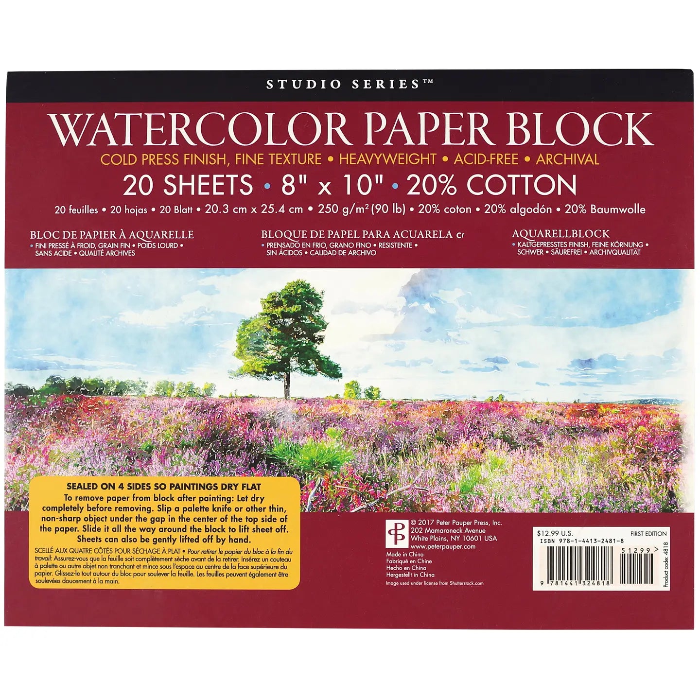 Watercolor Paper Block Studio Series