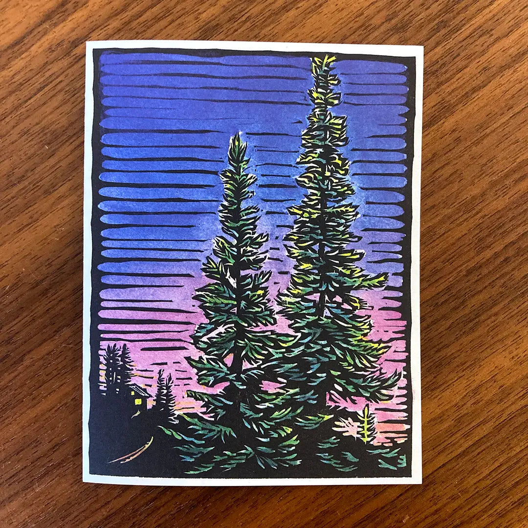 Subalpine Fir Greeting Card