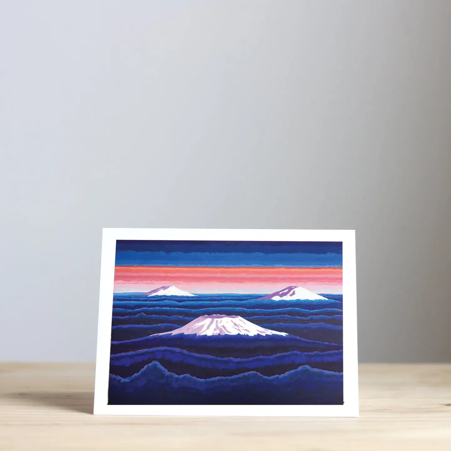 Three Beautiful Volcanos Greeting Card
