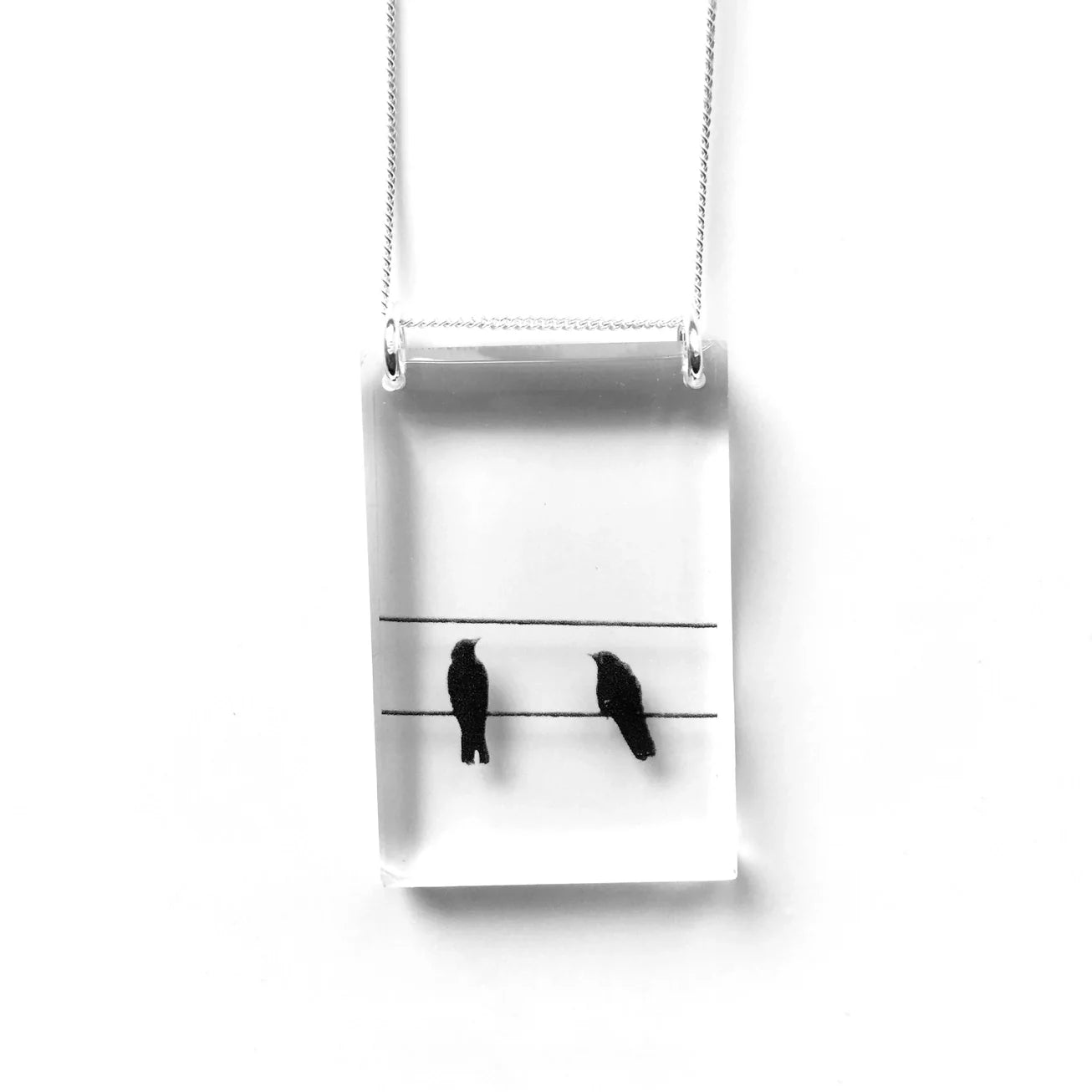 Tall 2 Crows Necklace