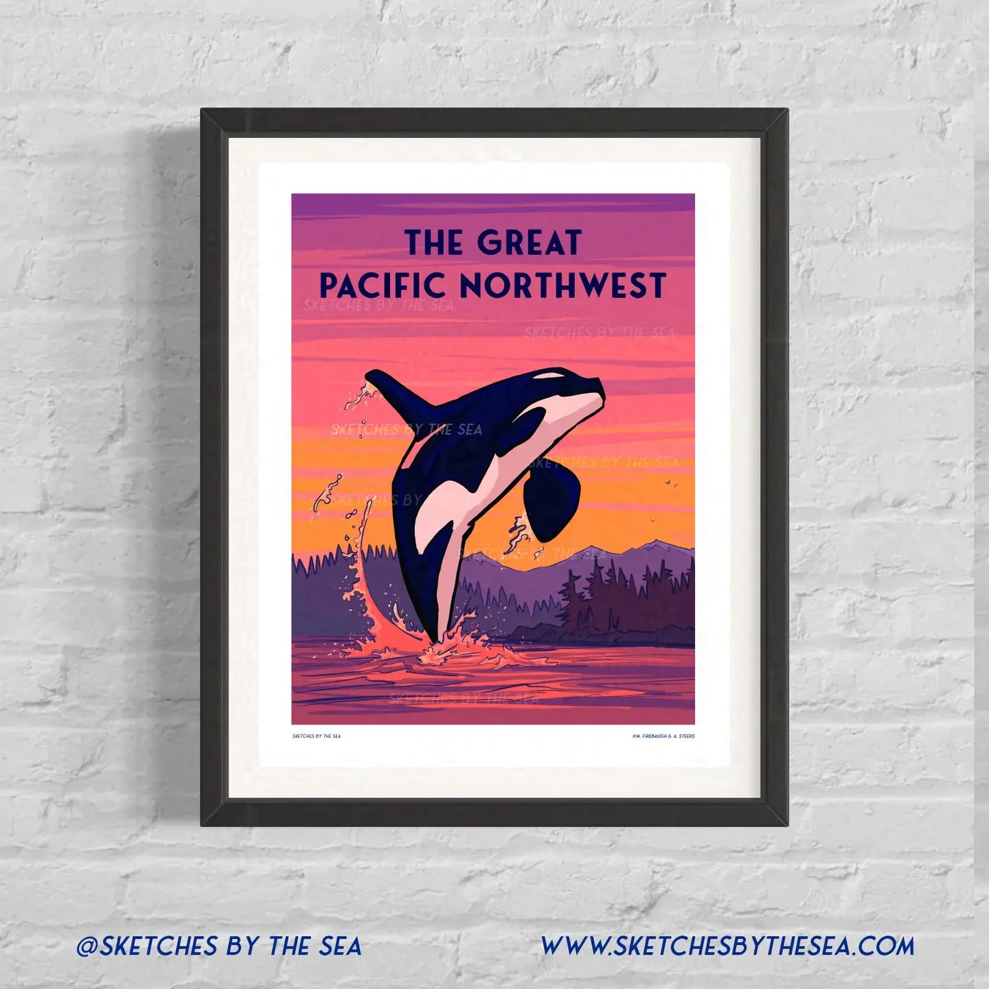 The Great Pacific NW Travel Poster