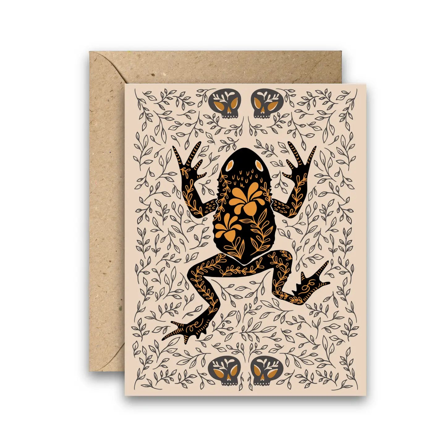 Toad Dark Omens Greeting Card