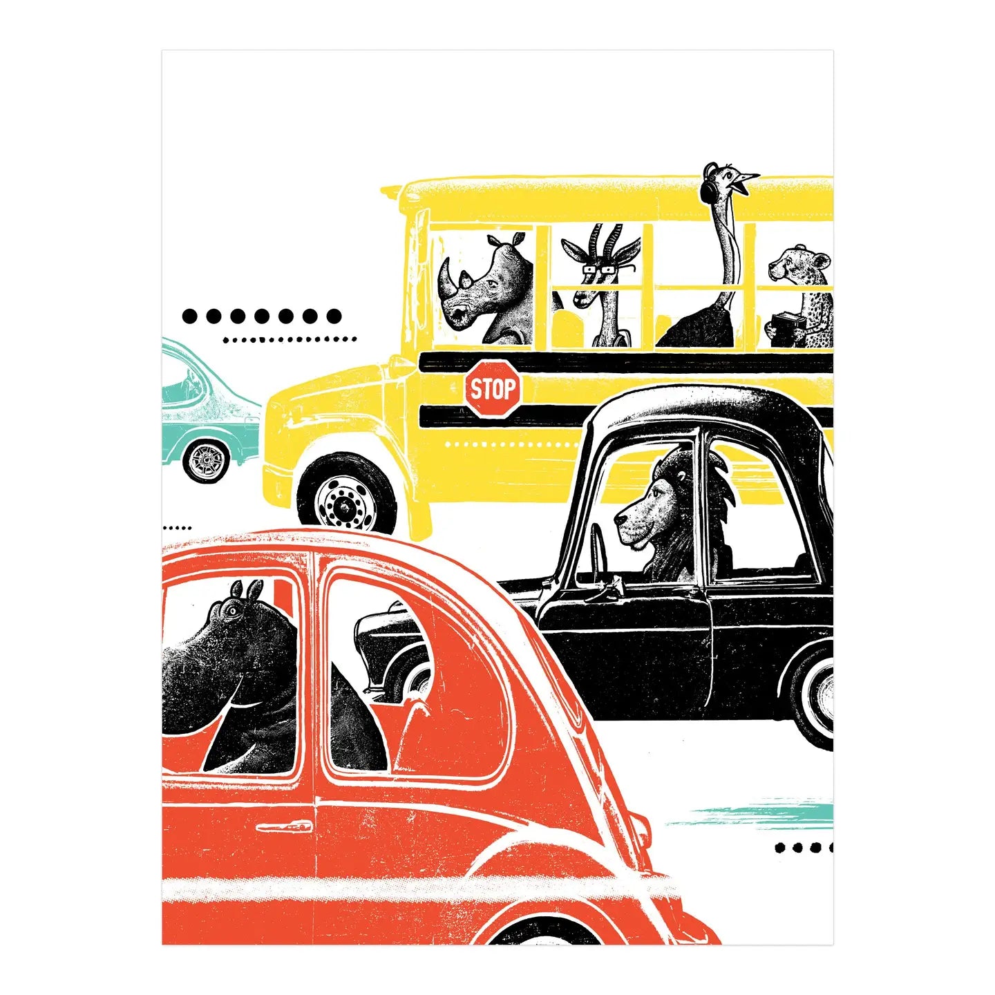 Traffic #2 Screen Print