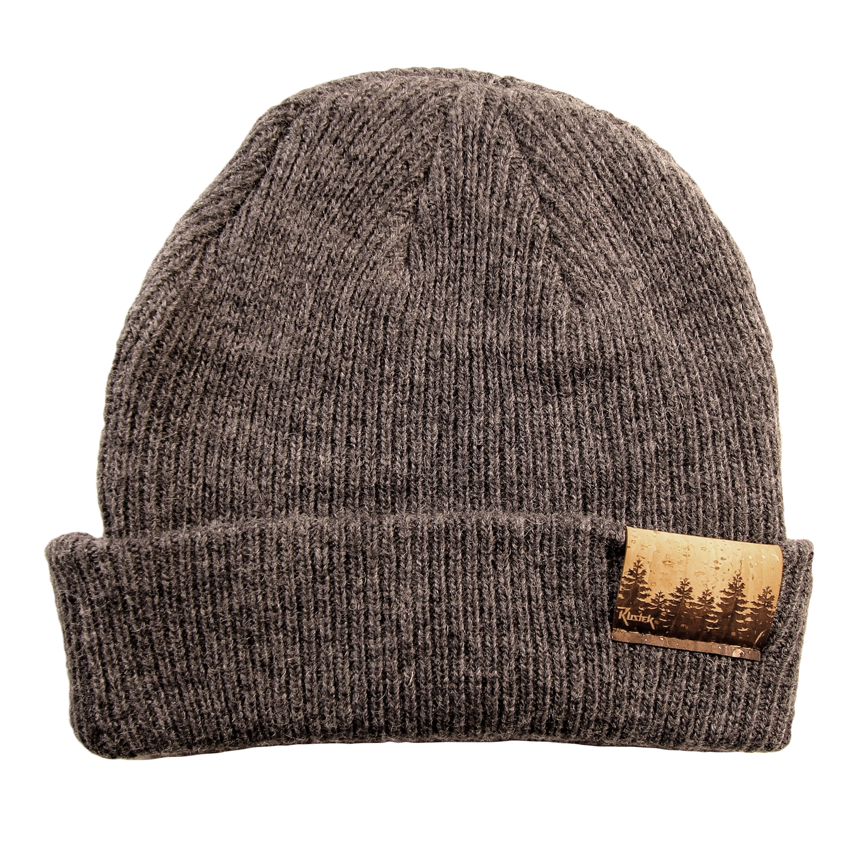 Treeline 100% Merino Wool Beanie w/ Cork Leather Tag