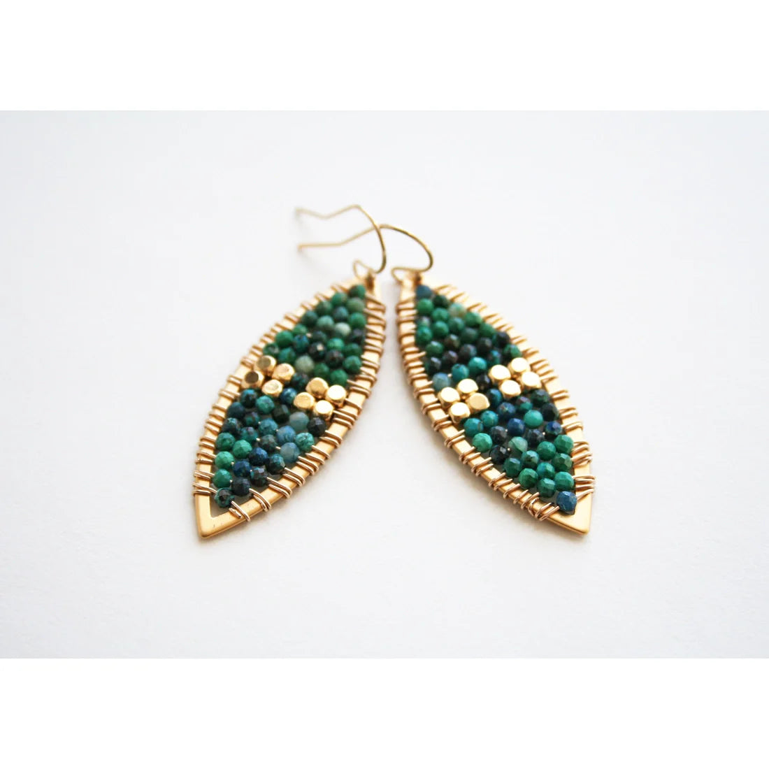 Turquoise Marquise Earrings