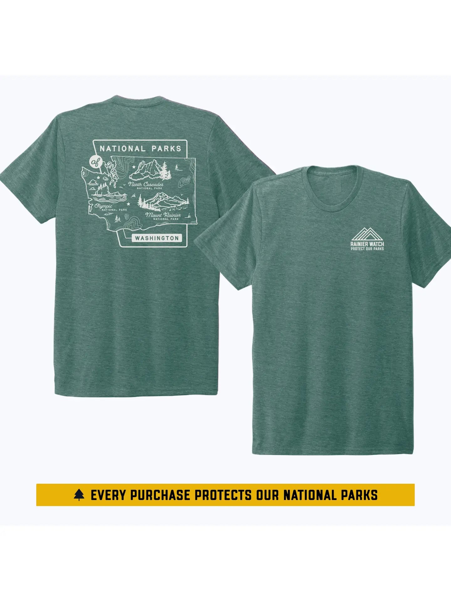 Washington National Parks Eco Tee