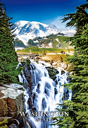 WA Waterfall Postcard