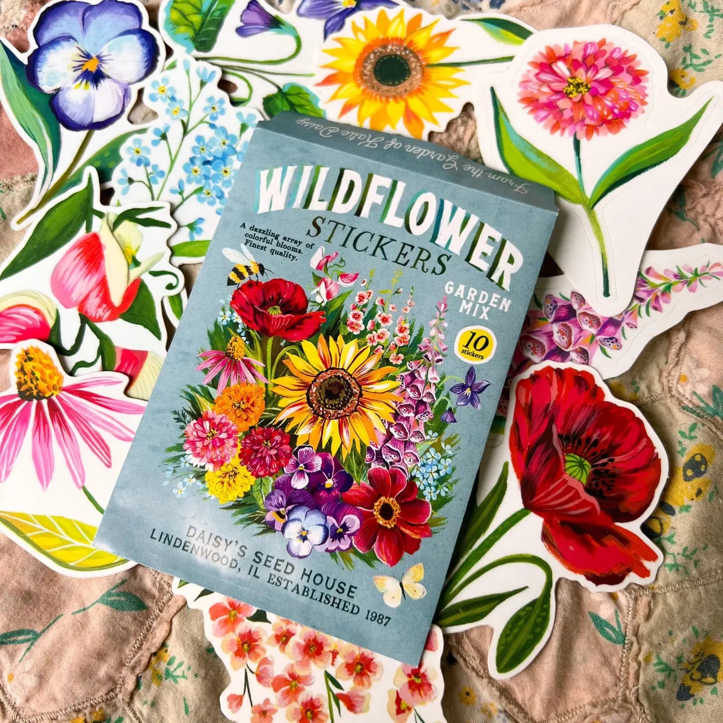 Wildflower sticker pack