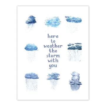 Weather the Storm with You Card