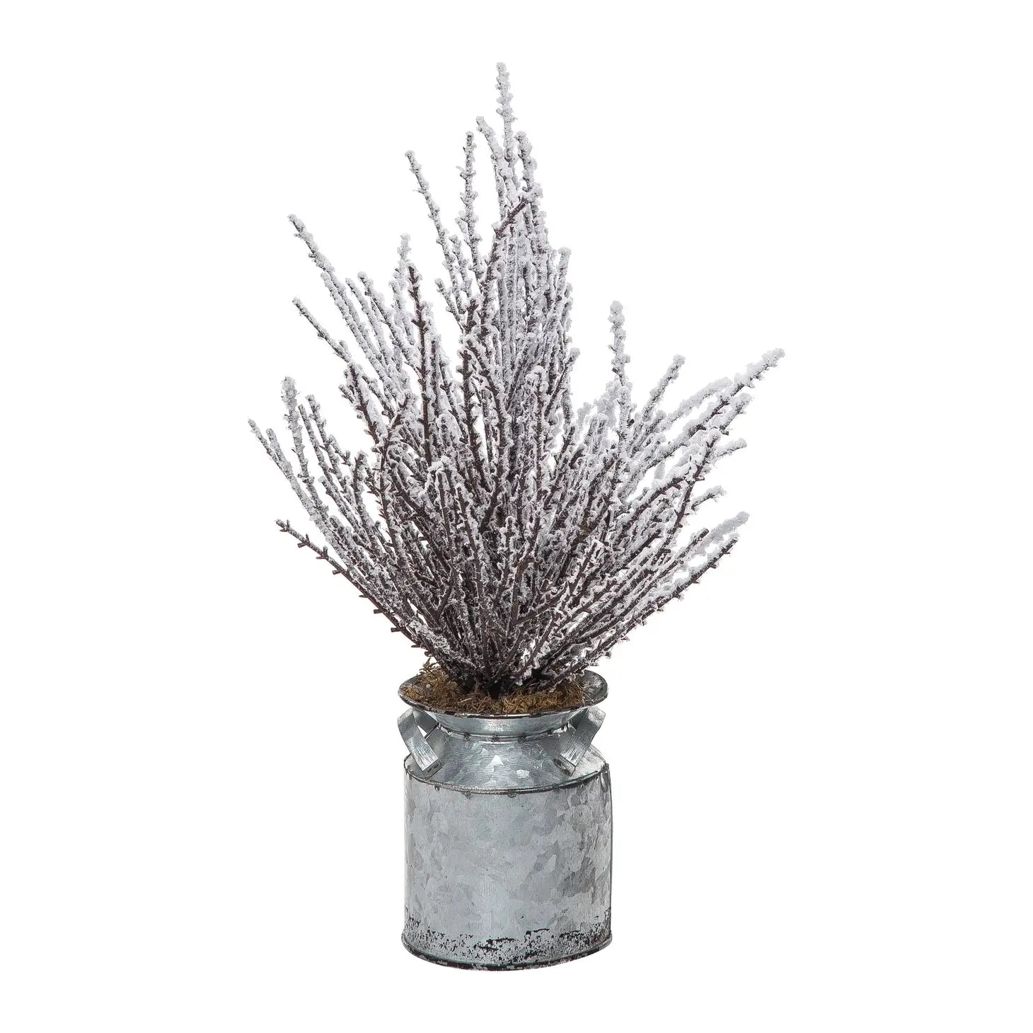 Artificial 14" White Harvest Autumn Stems Arrangement in Jug