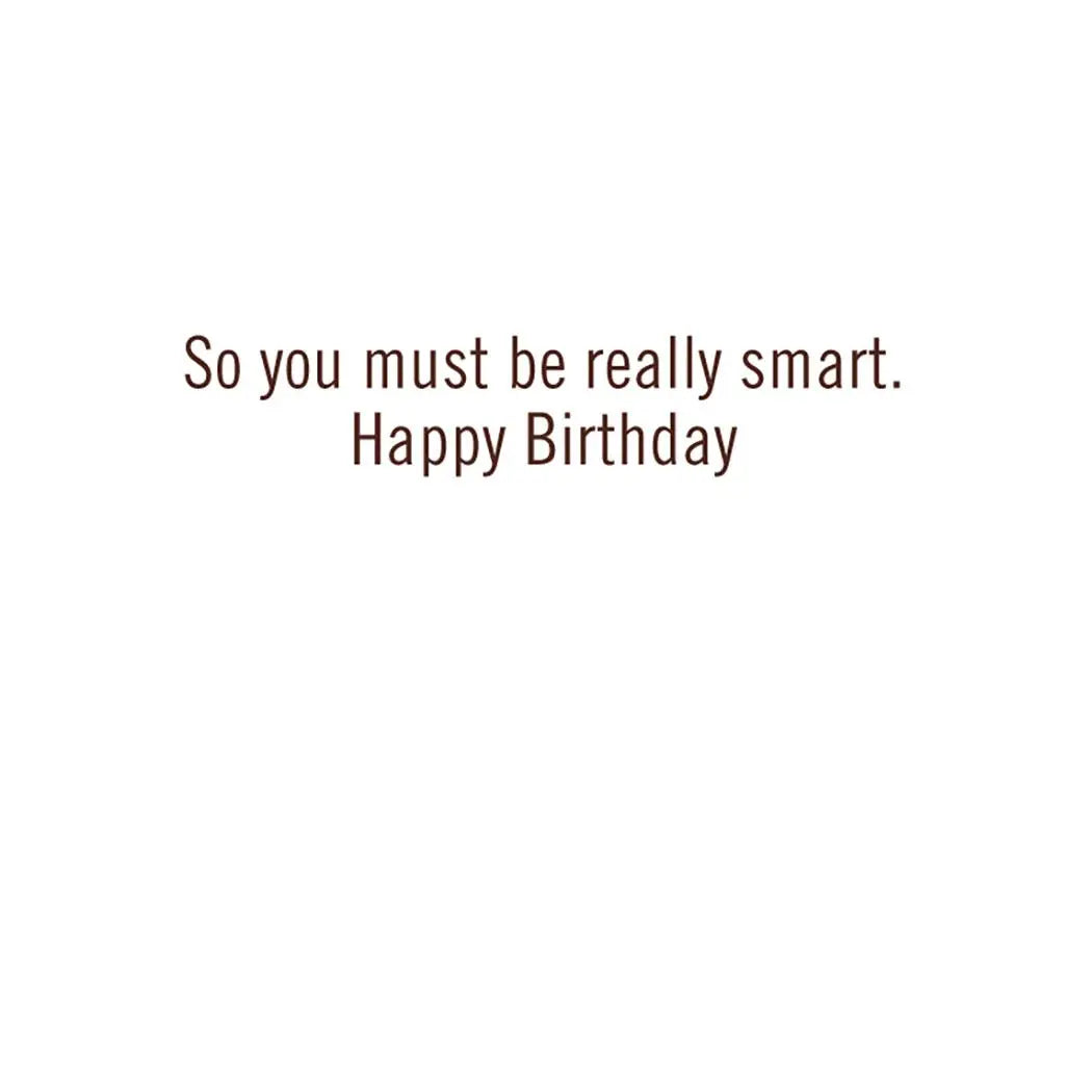 Wisdom Birthday Card