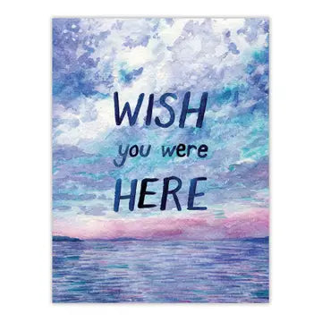 Wish You Were Here Card